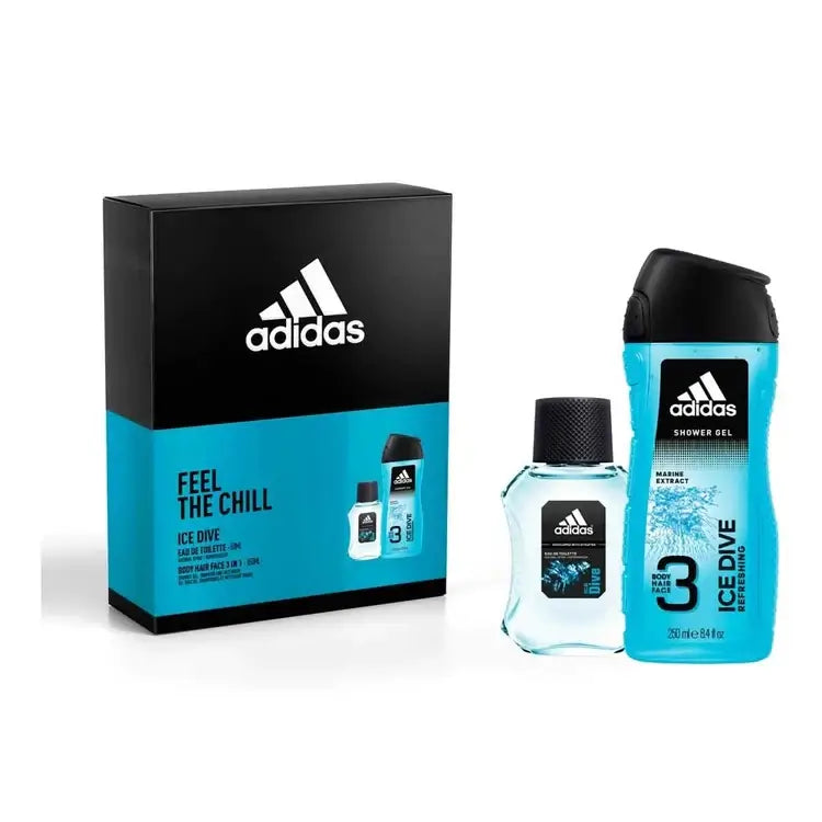 Adidas Ice Dive Eau De Toilette 100ml Gift Set