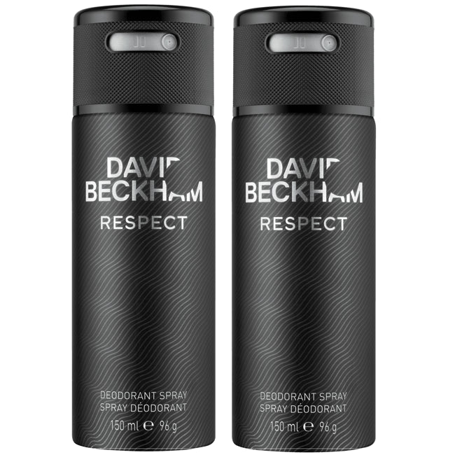 David Beckham Respect Deodorant Spray 75ml Twin Pack