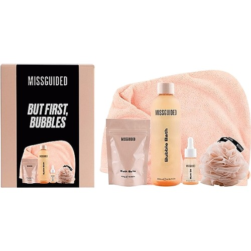 Missguided But First Bubbles Bath & Body Gift Set