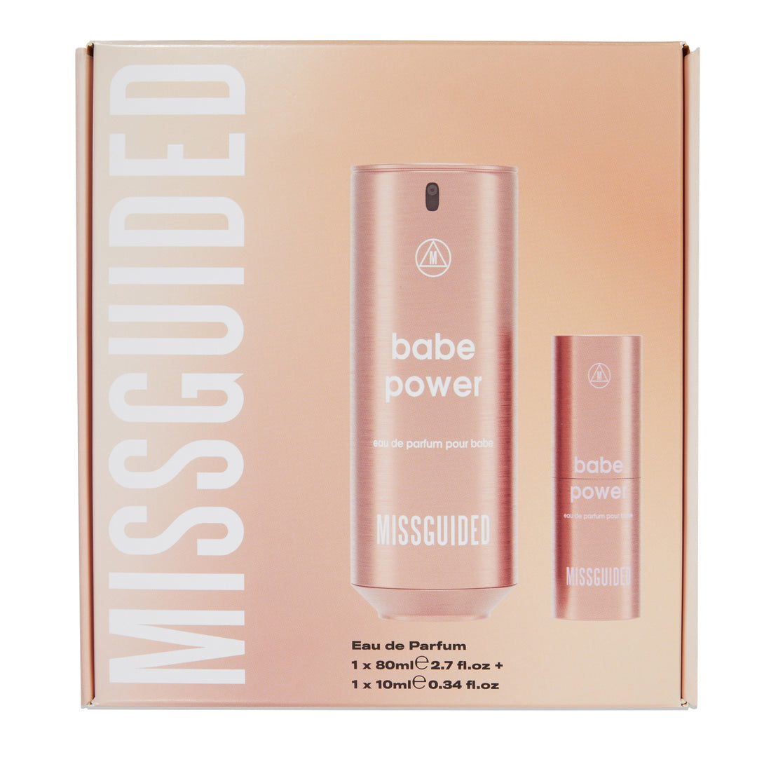 Missguided Babe Power Eau De Parfum 80ml Spray & Mini Gift Set