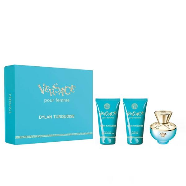 Versace Dylan Turquoise Eau De Toilette 50ml Gift Set