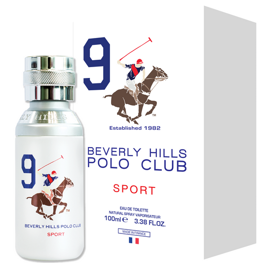 Beverly Hills Polo Club Sport Men Nine Eau De Toilette 100ml Spray
