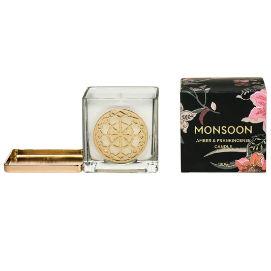 Monsoon Amber & Frankincense Candle 180G