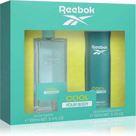 Reebok Cool Your Body Women's Eau De Toilette 100ml Gift Set