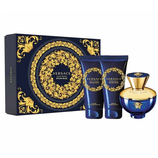 Versace Dylan Blue Pour Femme Eau De Parfum 50ml Gift Set